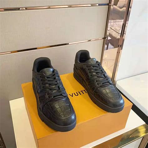 louis vuitton calf leather|Run Away Sneaker Calf And Alligator Leather .